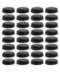 Tough As Nails Patio Foot Caps And Chair Leg Glides With Heavy Duty Iron Frame And Scratch Proof Rubber Tips To Save Floors And Kill Annoying Squeaks Black 150 Pack displayed in a grid layout.