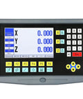 Front view of Precision Linear Scale Encoder With 9-Language LCD DRO For Lathe And Milling Machines, 3 Axis Digital Readout Display