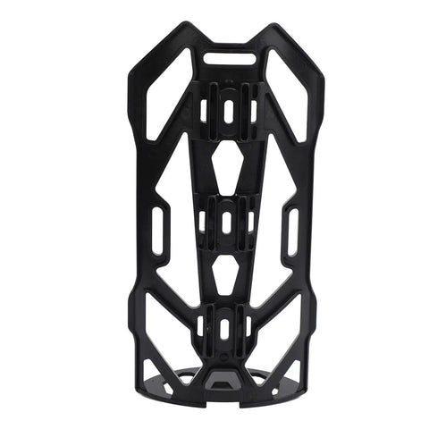 Fork Mount Bag Holder for Front Fork Rack Ultra Lightweight 131g 4.6oz Three Point Fixed Design Cage for Mountain Biking Commuting