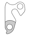 Illustration of Derailleur Hanger 38 Replacement For Bicycle Dropout Must Have Aluminum Alloy Upgrade With M8 Bolt Mounting Hardware Included