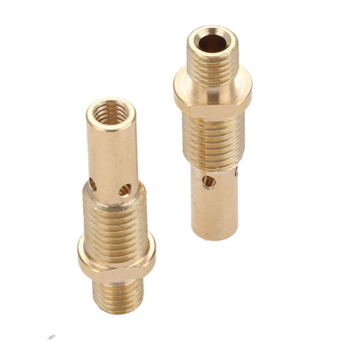 Top Tier Mig Welding Gun Kit Featuring 0.023 Inch Tips, Nozzles And Diffusers For Lincoln Magnum Tweco with brass nozzles.