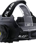 Beast Mode Bright USB Rechargeable Headlamp With 350000 Hour LED 5 Modes IPX7 Waterproof Zoom Beam 90 Degree Tilt Long Battery Life