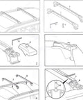 Installation guide of Volkswagen Taos Roof Rack Cross Bars 2 Pcs Aluminum With Anti Theft Lock Heavy Duty Fit 2022 2023 2024 2025