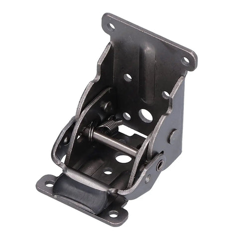 Self Lock Folding Bracket With Aluminum Alloy Construction, 120 Degree Rotation, 3.4cm Folded Thickness, Black Bronze Finish