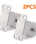 Two Pack Groove Wheel Pulleys For Wall Mount Cable Pulley Systems In 304 Stainless Steel With Duplex Bearings Includes Screws