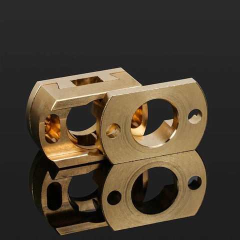 Sweet 18mm Oldham Coupler For CR10 S4 S5 And Ender 3 Pro V2 Printers To Upgrade Z Axis Smoothly With Durable Precision Parts That Rock On Any Build, brass coupler