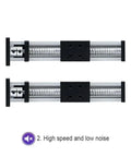 SFU12/16 Linear Motion Slide Table With Three Pitch Screw Options For Custom Single Or Multi Axis Platforms, Quick Nema 17 Or Nema 23 Motor Mounts, Integrated Ballscrew And Rail System For Smooth Precise Motion, front view