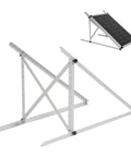 45 Inch Adjustable Solar Panel Mount Brackets With Tilt For 100 To 400W Panels, Windproof Up To 2400Pa, triangulated aluminum frame