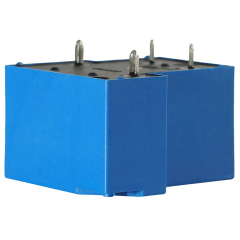 Side view of 12V DC General Purpose Power Relay, 4 Pin Normally Open Form A, Miniature SPST Relay With High Switching Capability