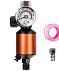 One Quarter Inch NPT Air Regulator And Filter Combo With Drain Valve And Gauge For Paint Sprayer Gun Maximum 140 PSI