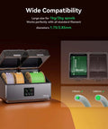 Image of SpacePi X4 Filament Dryer Box For Four Spools 360 Degree Uniform Drying 200W PTC Dehydrator showing 1kg and 2kg spools compatibility