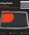 Timing chain made of alloy steel material for Engine Timing Chain Kit OHV V8 4.8L 5.3L 5.7L 6.0L For Chevy GMC Pontiac Isuzu Saab Hummer Cadillac Buick Express Silverado Corvette Envoy Sierra H2 97x And More