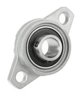 4 Pack Flange Mounted Pillow Block Bearings KPL001 12mm Bore Self Aligning Zinc Alloy Plummer Block front view