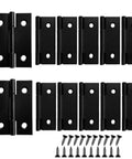 2-Inch Stainless Steel Mini Hinges Set With 48 Screws For DIY Wood Boxes, Small Cabinets, Jewelry Boxes And Furniture Projects