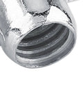 Close-up view of Four Pronged Tee Nuts Set M4 Zinc Plated Carbon Steel For Furniture Cabinets And Rock Climbing Holds 50 Pack