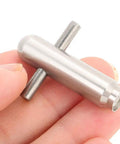 Pro Grade Release Lock Oscillating Weight Rotor Tool For Watch Repair held in hand, stainless steel, secure grip