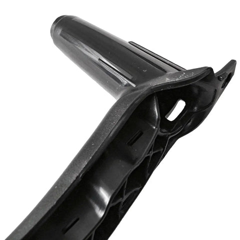 Right Passenger Side Interior Car Door Handle In Gloss Black For BMW X5 Models Fits 2007 To 2013 Including 3 0si 4 8i And All Xdrive Versions Like The S50 V8 And Diesel Parts With Direct Oem Fit, close-up angled view