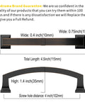 10 Pack 4 Inch Oil Rubbed Bronze Cabinet Pulls For Kitchen Cabinets And Drawers, 4 Inch Hole Centers, Dope Durable Metal Hardware