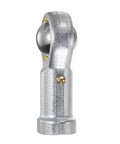 4 Pack PHS10 Female Rod End Bearing With M10 Bore And M10x1.5 Right Hand Thread, Self Lubricating Joint Rod Ends, Steel Body With Hardened Ball, Includes Jam Nuts For Smooth Durable Motion In Mechanical Linkages Built Tough For Everyday DIY, side view