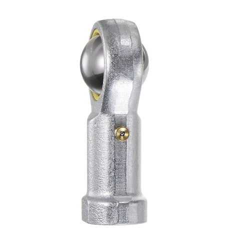 4 Pack PHS10 Female Rod End Bearing With M10 Bore And M10x1.5 Right Hand Thread, Self Lubricating Joint Rod Ends, Steel Body With Hardened Ball, Includes Jam Nuts For Smooth Durable Motion In Mechanical Linkages Built Tough For Everyday DIY, side view