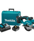 Game Changing 18V LXT Cordless Metal Cutter Shreds Steel Sheets Pipes Square Tubing And Unistrut 3600 RPM with battery and charger.