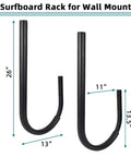 Heavy-Duty Paddleboard Storage Rack For Garage Walls And Ceiling Wall Mount And Kayak Rack Holds Stand Up Paddleboards
