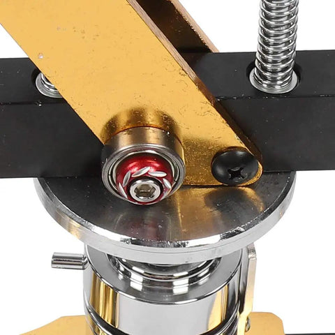 25 Millimeter Button Making Press With Grippy Handle And Smooth Rotary Action Including Three Durable Aluminum Molds Plus One Thousand Pieces Hardware Bundle Zero Hassle Setup Ready To Roll Right Out Of The Box