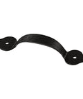 Matte Black Cabinet Handles Five Pack Three And A Half Inch Center To Center Classic Pulls, hammered texture view