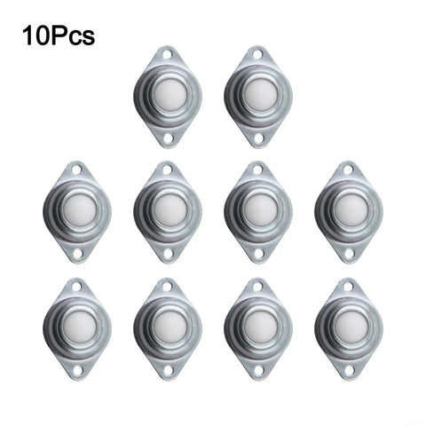 Heavy Duty Nylon Ball Casters Gliding Smooth As Butter With Quiet Roller Wheels And A Tough Galvanized Mount, 10 pcs.