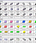 Various concrete block shapes and sizes for Straight Up Heavy Duty Concrete Block Making Machine Built Tough To Crank Out Durable Paving Bricks And Structural Blocks Without The Headache For Active Job Sites And Workshops.