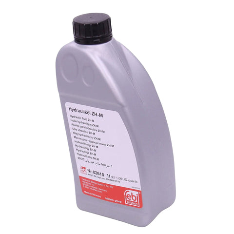 Top Notch Hydraulic Fluid For Hydropneumatic Suspension And Level Control System, 1 Liter Yellow Bottle, OE Comparable Quality For Vehicle Hydraulics, Easy Pour Pack Of One