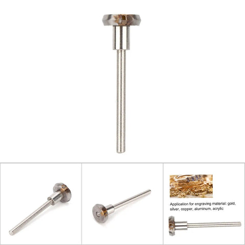 Pro Jewelry Engraving Flywheel Shank For Fine Detail Work Multi Angle Kit 120 125 130 135 150 Deg Crystal Knife, side view