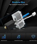 All Metal Extruder Hot End Kit For 3D Printers Fits Neptune 4 Plus And Neptune 4 Max Includes Nozzle Heater Block