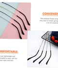 Replacement Metal Eyeglass Frame Temples and Sunglasses Arms Kit for Quick Repair and Enhanced Durability 5 Pairs shown on table