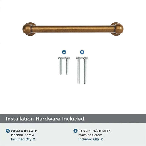 10 Pack 3 Inch Center Antique Brass Cabinet Pulls Rock Solid Heavy Duty Drawer Handles For Kitchen Cabinets Vanities And Dressers Dead Simple Install with screws included.