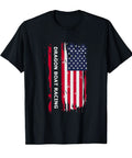 Dragon Boat Racing Tee Gift For Racers And Fans With USA Flag Design Lightweight Classic Fit Short Sleeve Shirt For Dragon Boat Teams