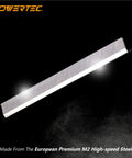 Pro Grade 6 1/8 Inch Jointer Replacement Knives For Craftsman Woodworking set of three blades made from high-speed steel.