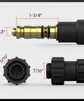 Close-up of dimensions for connector on Beast 250Amp MIG Welding Gun Stinger 15Ft Replacement Torch For Lincoln Magnum 250L K533-7