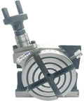 Built Tough 3 Inch Rotary Table For Milling And CNC Work Horizontal And Vertical Mount 4 T Slot Bolts 80mm Diameter Cast Iron Body