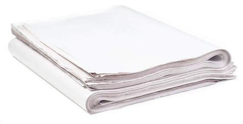 Stack of Newsprint Packing Paper For Moving And Shipping, 500 Sheets, 24 X 30 Inches, 25 Lb Pack, Acid-Free, Ink-Free for fragile items