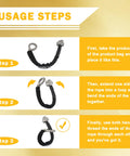 Step-by-step guide showing how to use Soft Shackle 0.5 Inch by 22 Inch With 56,000 Lbs Break Strength for off-road towing.