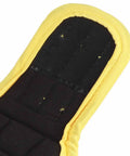 Adjustable Magnetic Wristband For Screws And Small Metal Parts, Durable Nylon Strap Built For DIY Pros, Home Renovation, Woodworking And Crafts, Keeps Fasteners Handy And Within Reach On The Job, black and yellow nylon wrist strap close-up