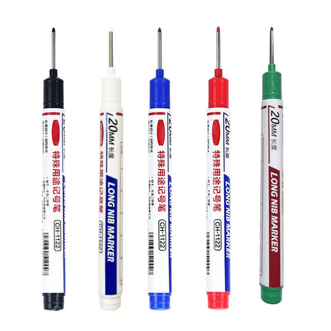 Rock Solid Permanent Markers Waterproof Oil Based Writing Markers For Industrial Labeling And Outdoor Signage Quick Drying safe multi-color pack.