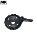 Beefed Up Bevel Gear Overdrive And Underdrive Axle Set For One Tenth RC Crawlers, 11T To 34T Helical Differential Gears Ring Pinion