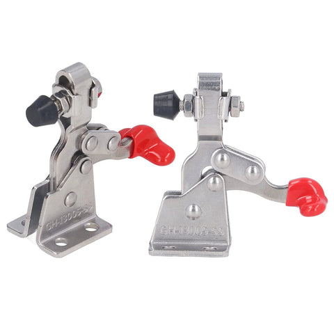 Fast Release Vertical Toggle Clamp For Woodworking, Quick Release Hold Down Clamp, 150 Lb Capacity, 304 Stainless Steel