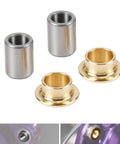 Beefed Up Brass Rear Swingarm And Frame Hole Bushings Kit For Motorcycles Self Lubricating And Low Friction Replacement For Oil Free Or Low Oil Rides Long Lasting Performance And Easy Install For A Smoother Ride, 8/12/16mm bushings