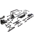 Complete Black Cage Set For Capra 4WS UTB RC Rock Crawler Upgrade Beefed Up Heavy Duty Aluminum Frame Full Cage Easy Fit parts layout