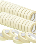 30 Rolls Masking Tape Bulk 55 Yards Each For Classroom Labeling Crafts Office School Projects Super Handy Easy Tear And Clean Removal Beige White 1 Inch General Purpose Tape