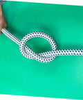 Heavy Duty High Temperature Steam Hose For Garment Steamers And Irons, Flexible PVC Nylon Replacement Tube, shown in use.
