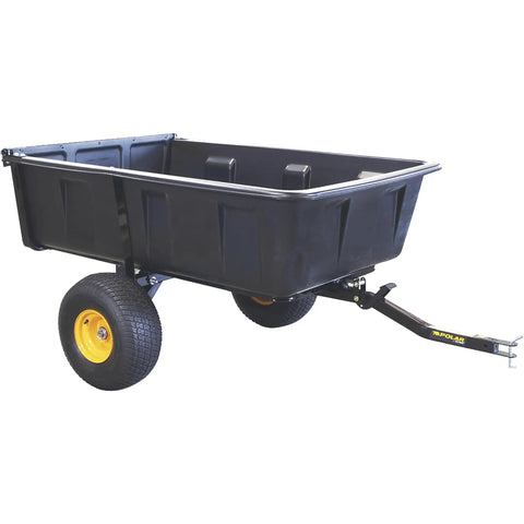 Heavy-Duty Utility Trailer With 1,800 Lb Capacity, 93 X 55 X 39 Rustproof Poly Tub, All-Steel Frame, Sealed Bearings, Ideal Farm And Field Hauler For Gear, Firewood, Debris, And Game Across Tough Terrain.